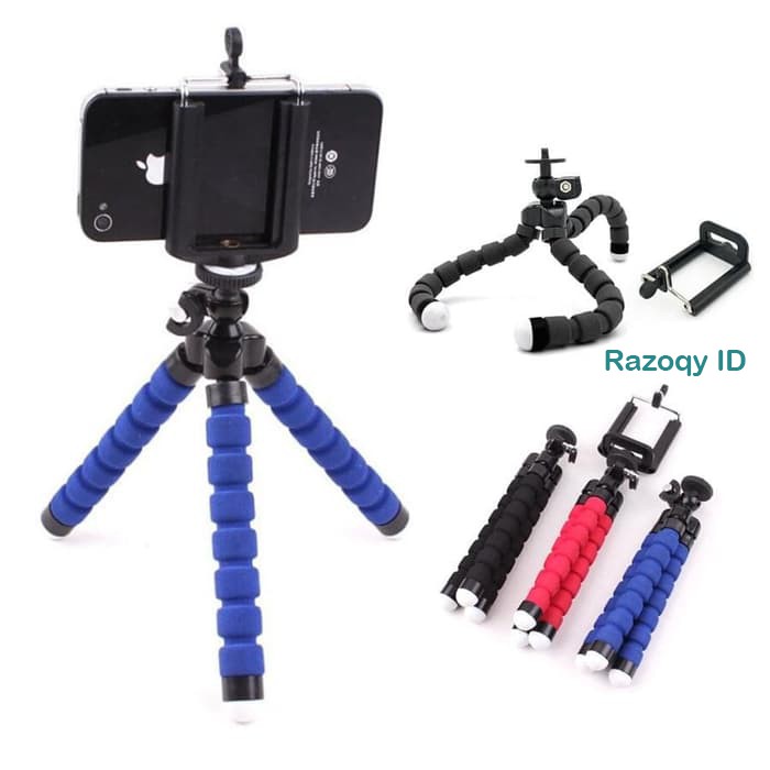 Jual MINI TRIPOD SPIDER Flexible U Tripod Spider Mini Holder U Tripod ...