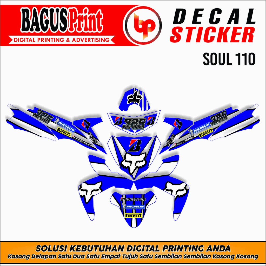 Jual Stiker Decal SOUL | Shopee Indonesia
