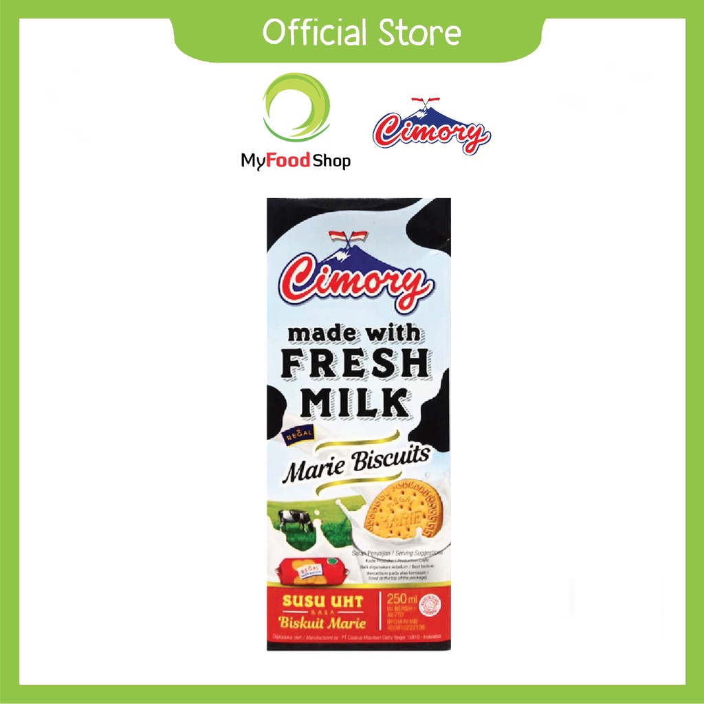 Jual Susu Cimory UHT Fresh Milk 250 ML (Marie Regal) | Shopee Indonesia