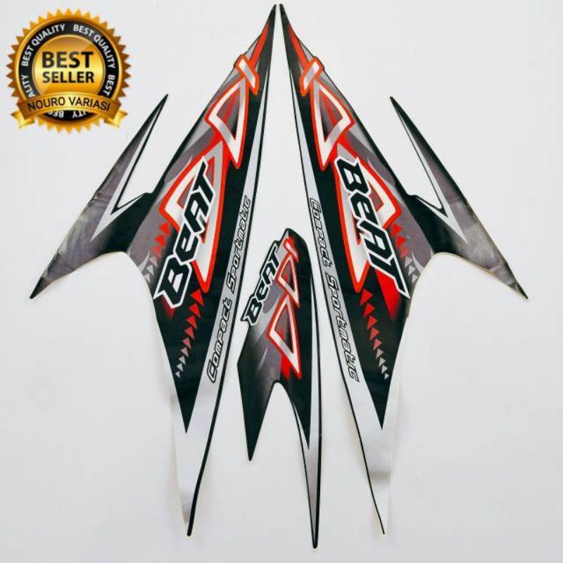 Jual Stiker striping list Honda beat karbu lama tahun 2011 - warna