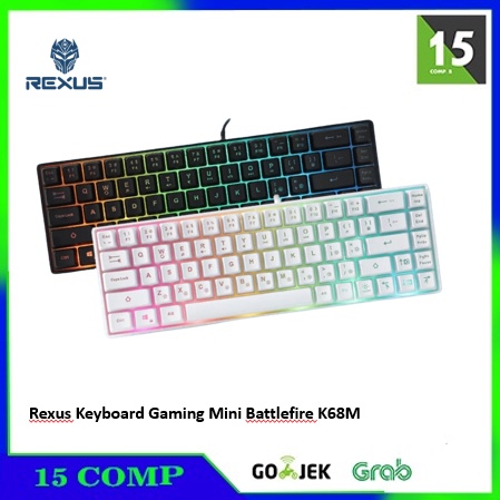 Jual Rexus Keyboard Gaming Mini Battlefire K68M | Shopee Indonesia