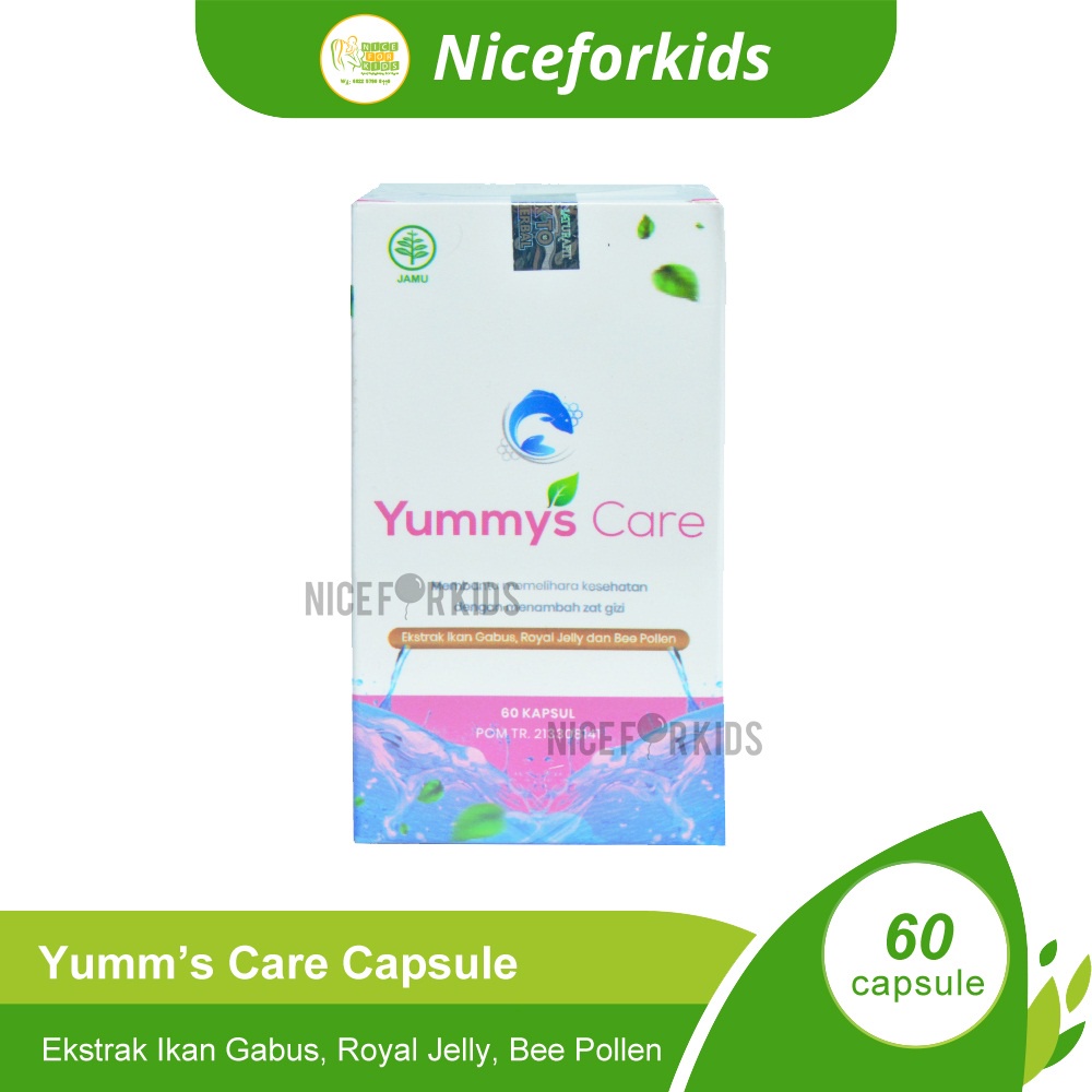 Jual Yummy's Care Capsule Ekstrak Ikan Gabus Royal Jelly Bee Pollen Isi ...