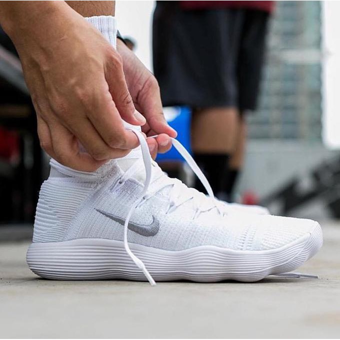 Nike react hyperdunk 2017 flyknit white hotsell