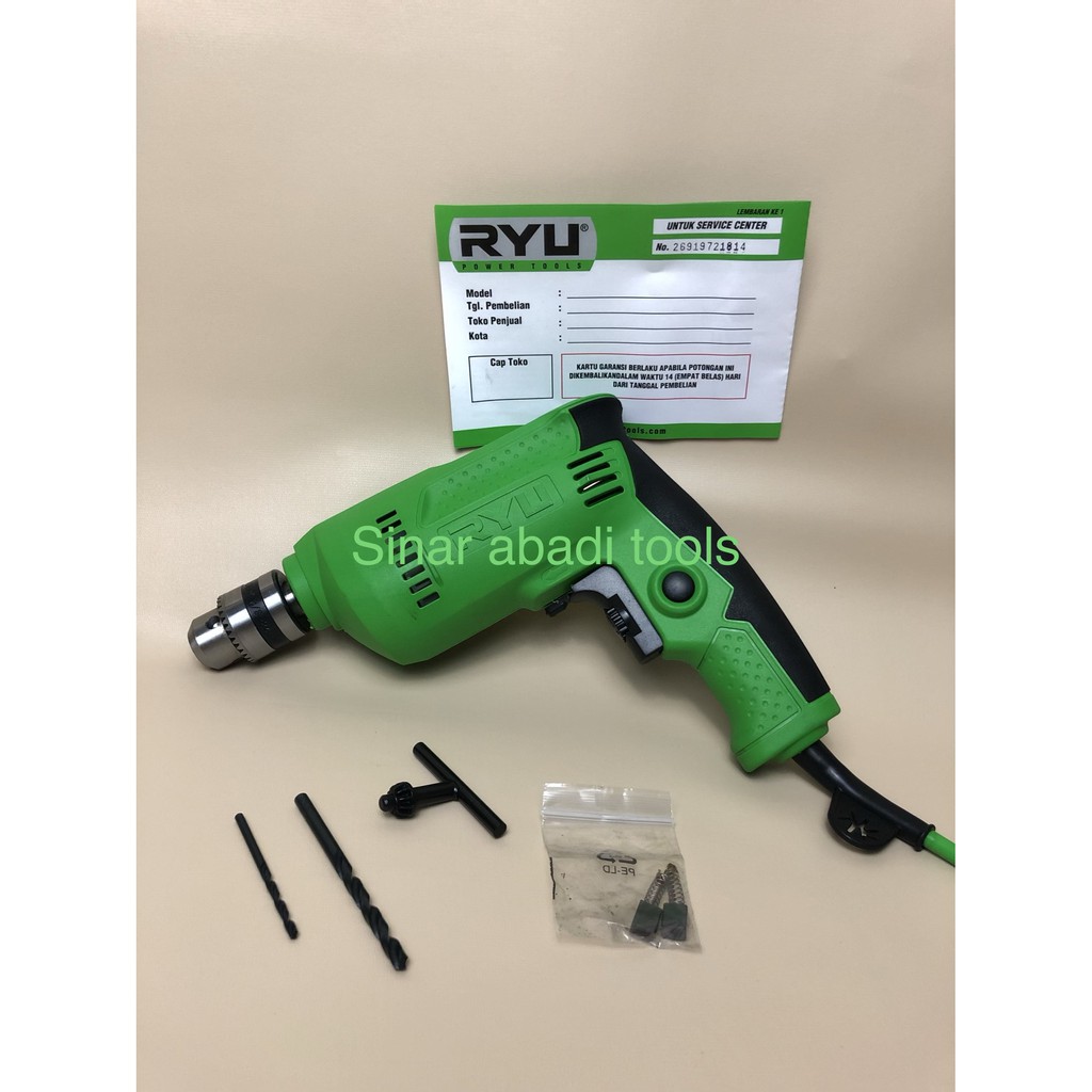 Jual MESIN BOR TANGAN RYU RDR 10-3 / HAND DRILL RYU 10 MM | Shopee ...