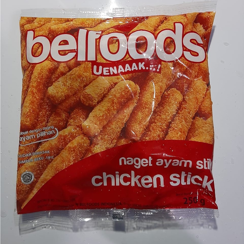 Jual Chicken Stick Gram Belfoods Uenaaak Naget Ayam Stik Frozen Food Shopee Indonesia