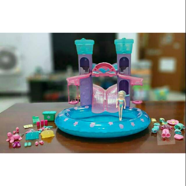 Polly pocket wild waves castle sale