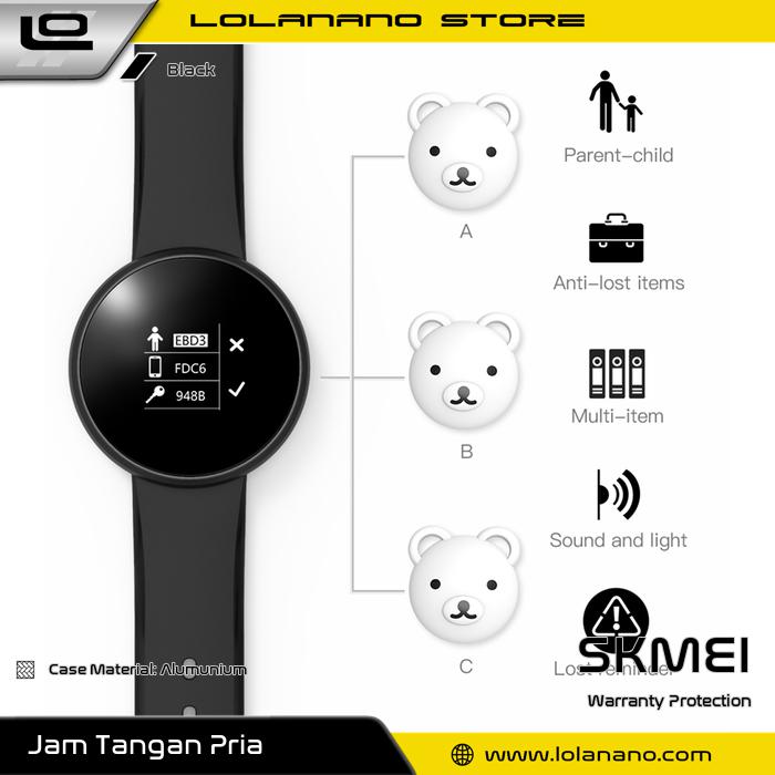 Jual SKMEI Bozlun Jam Tangan Digital Smartwatch B16 Black