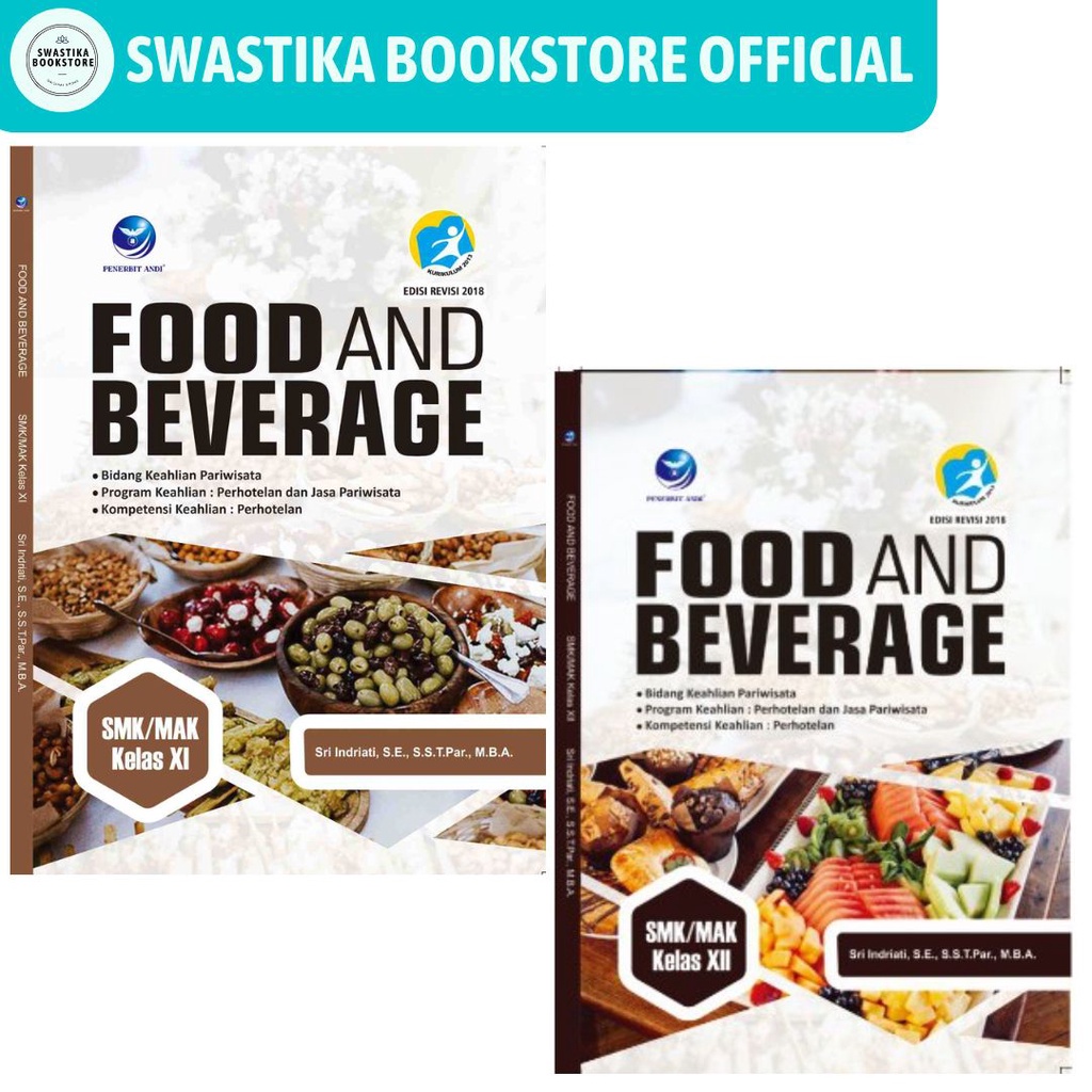Jual FOOD AND BEVERAGE, Bidang Keahlian Pariwisata, SMK MAK Kelas XI