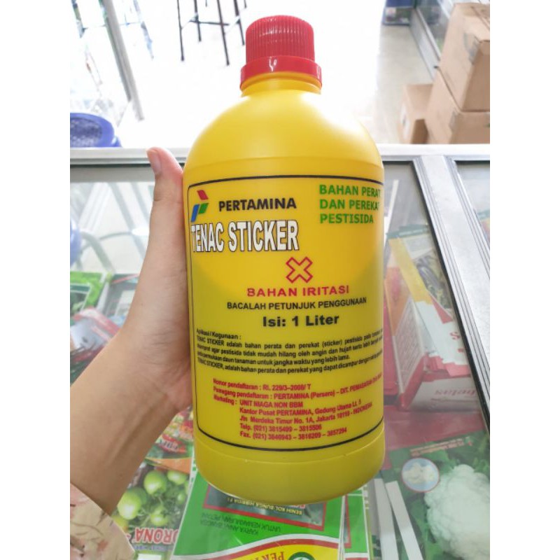 Jual tenac sticker bahan perata perekat dan pestisida 1 liter | Shopee ...