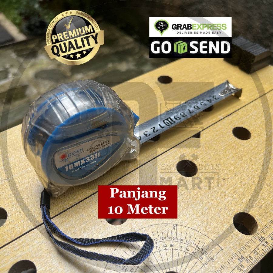 Jual Meteran Rol Meter Transparan 10m | Shopee Indonesia