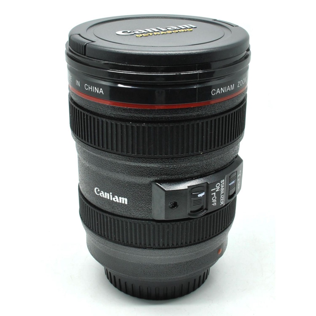 Jual CANIAM Gelas Minum Bentuk Lensa Kamera EF 24-105mm 400ml | Shopee ...