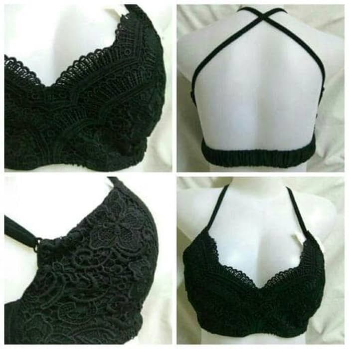 Jual Jual Bra Bralette Bunga Renda Brukat Lace Fashion Sexy Tali Silang Bh Murah Shopee