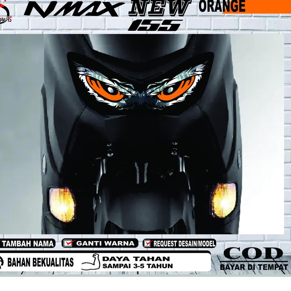 Jual Cutting Sticker Mata Elang Lampu Nmax New Stiker Variasi Lampu Yamaha Nmax New Nmax New