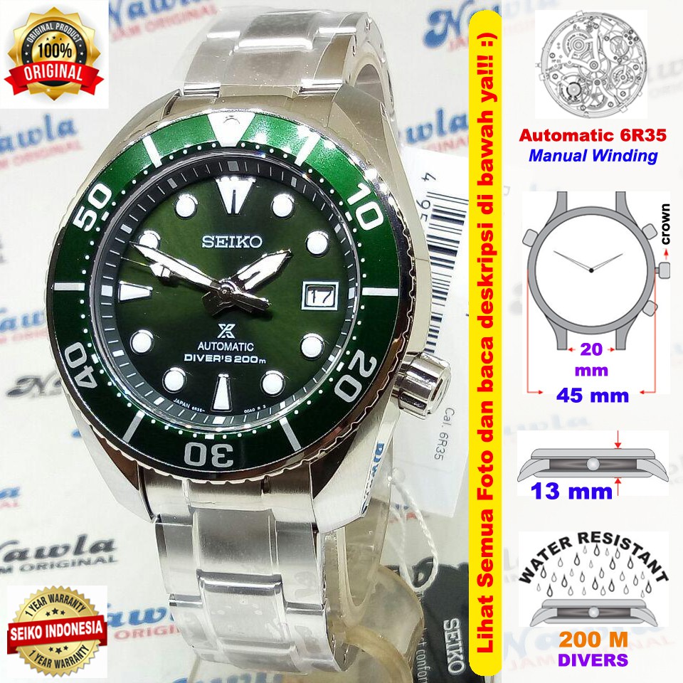 Jual Seiko Prospex SPB103J1 Diver Sumo Green - Jam Tangan Pria SPB103 ...