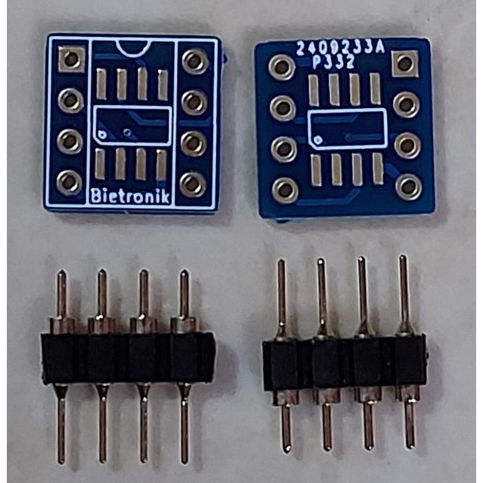 Jual PCB Konverter 2 IC Single OpAmp SOIC8 Ke DIP8 Gold Plate Bietro91 Berkualitas Shopee