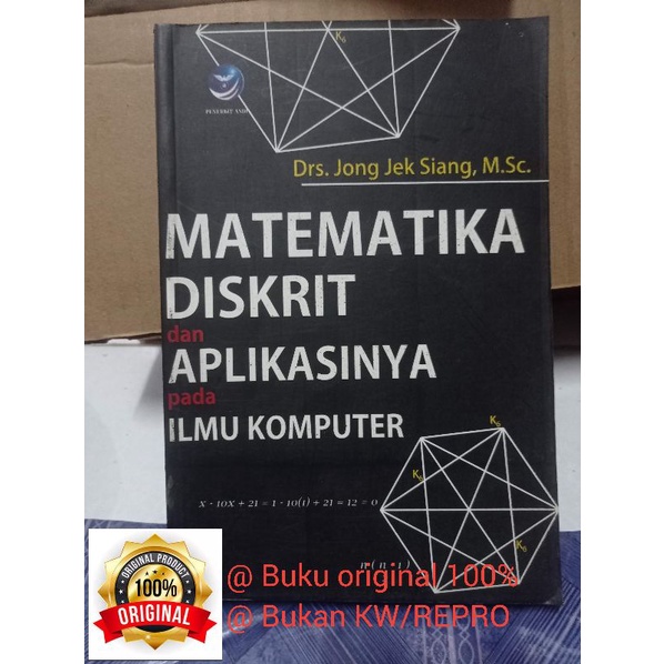 Jual Matematika Diskrit Dan Aplikasinya Dalam Ilmu Komputer. Original ...