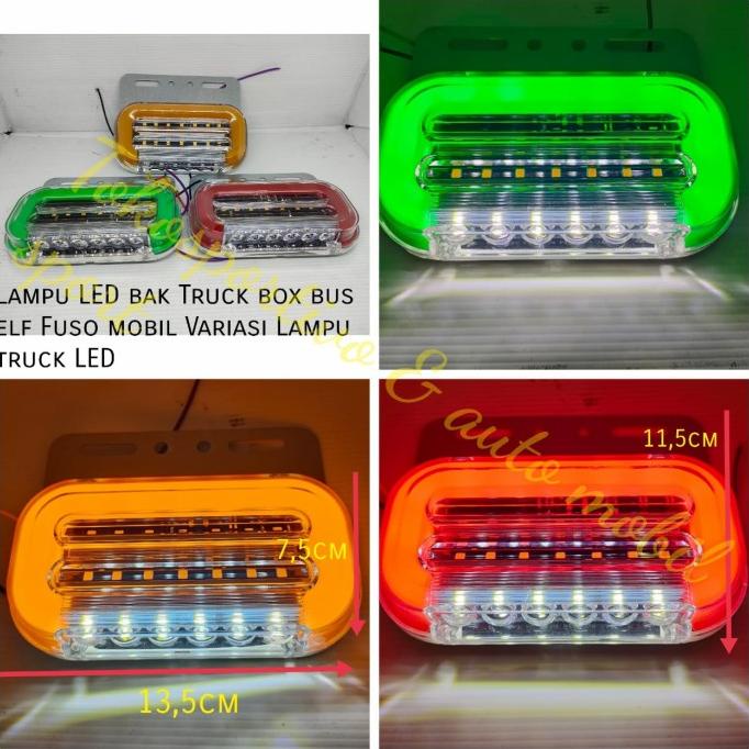 Jual Lampu LED Bak Truck Box Elf Fuso 24v LED Truk Mobil Variasi Lampu ...