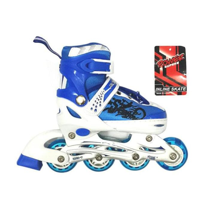 Jual Sepatu Roda Power Superb Bajaj Biru (+ Baut Bajaj) 1FT | Shopee ...