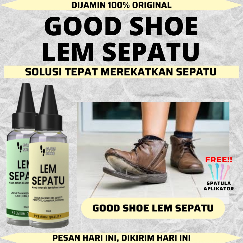 Jual GOOD SHOE LEM SEPATU GOOD SHOE REPAIR GLUE LEM MEREKATKAN DENGAN