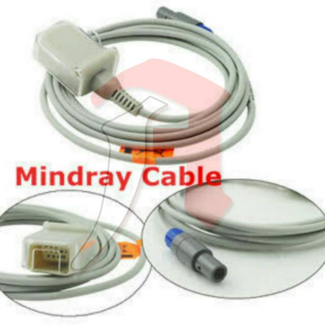 Jual Extension SpO2 Cable / Kabel Adapter SpO2 Mindray 2 Slot 6 Pin ...