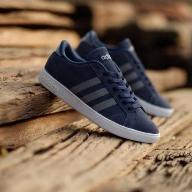 Jual Sepatu Adidas Neo Baseline Navy White Original BNWB Shopee Indonesia