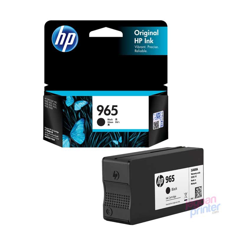 Jual HP 965 Black Original Ink Cartridge | Shopee Indonesia