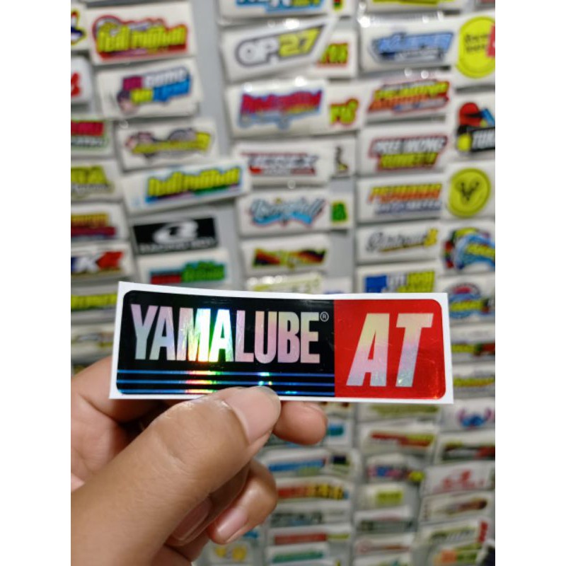 Jual sticker printing YAMALUBE AT HOLOGRAM | Shopee Indonesia