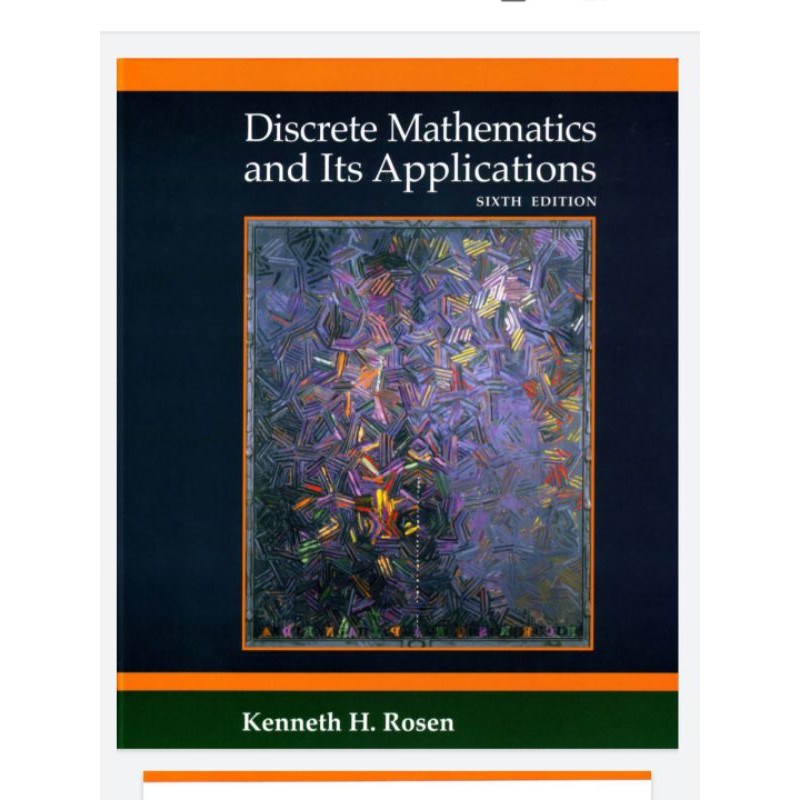 Jual Discrate mathematics and its applycations - sixth edition | Shopee ...