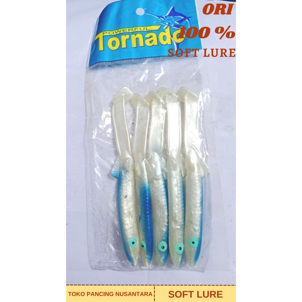 Jual ORIGINAL SOFT LURE TORNADO EELET E SERIES 30053 PANJANG 10 CM LURE UMPAN PANCING BISA BAYAR