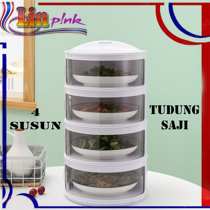 Jual Tudung Saji Tebal Susun Rak Makanan Susun Penutup Makanan Susun Shopee Indonesia