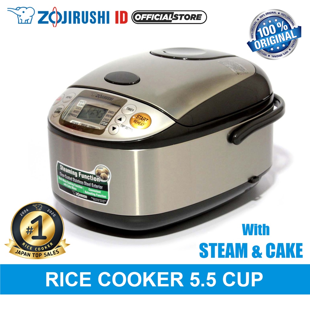Jual Zojirushi NSTSQ10 XJ Rice Cooker Digital Fuzzy Logic Stainless