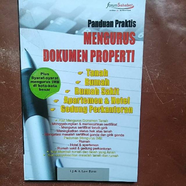 Jual Panduan Praktis Mengurus Dokumen Properti V Vsp Shopee Indonesia