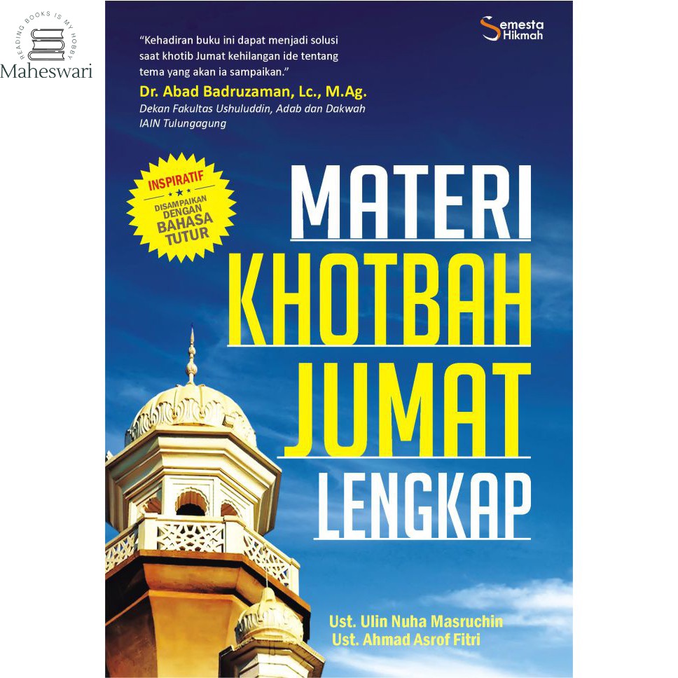 Jual Kumpulan Khutbah Jumat Materi Khutbah Jum At Lengkap Buku