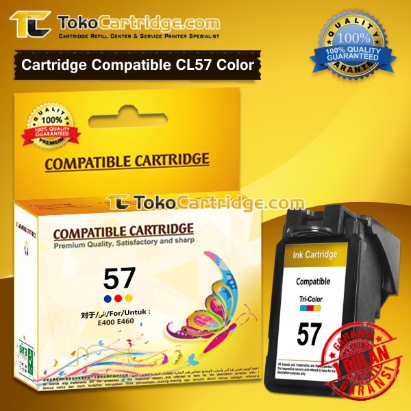 Jual Cartridge Tinta Canon CL57 CL 57 CL57 Color Printer Canon E400
