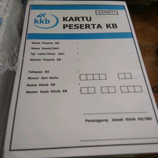 Jual kartu peserta KB aspektor (kartu keluarga berencana) | Shopee ...