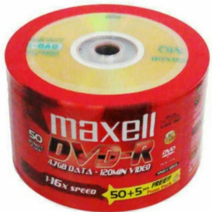 Jual DVD-R MAXELL / DVDR BLANK MAXELL / DVD R MAXELL ISI 50+5 | Shopee ...