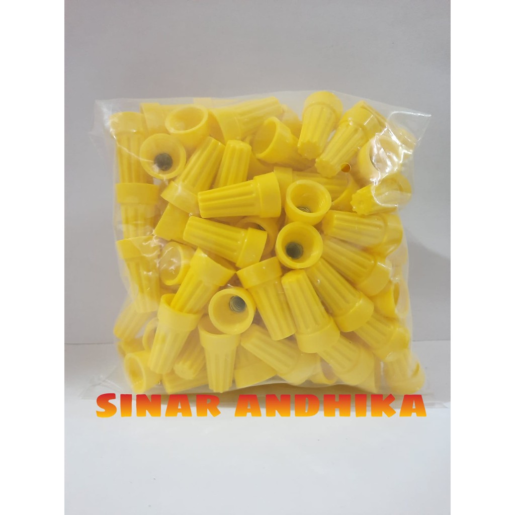 Jual Lasdop Penutup Ujung Kabel Warna Kuning | Shopee Indonesia