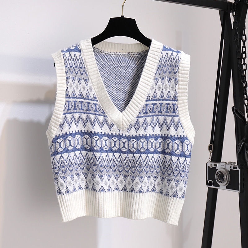 Jual KNIT VEST WANITA ATASAN RAJUT KOREAN STYLE OVERSIZED BAJU KAOS ...