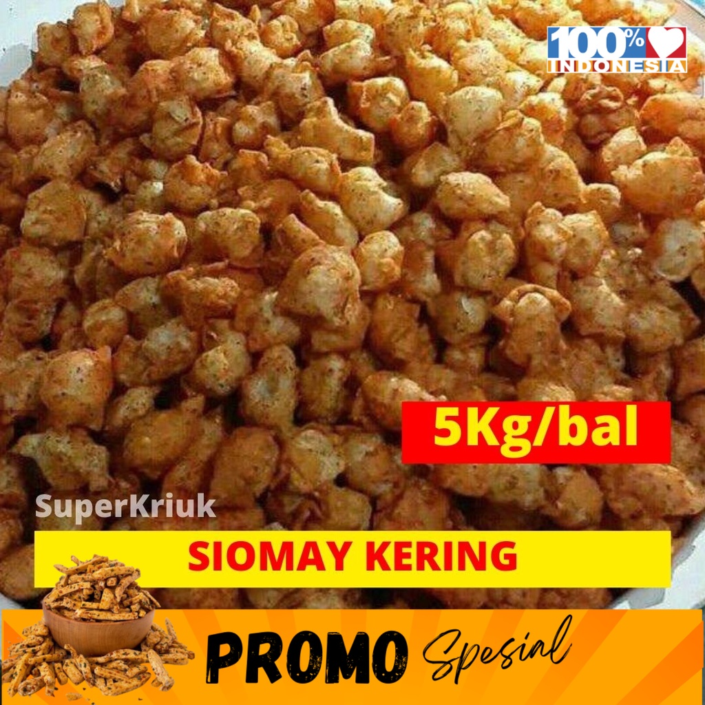 Jual Siomay Mini Kering Rasa Original Pedas Murah Per Bal 5kg Shopee