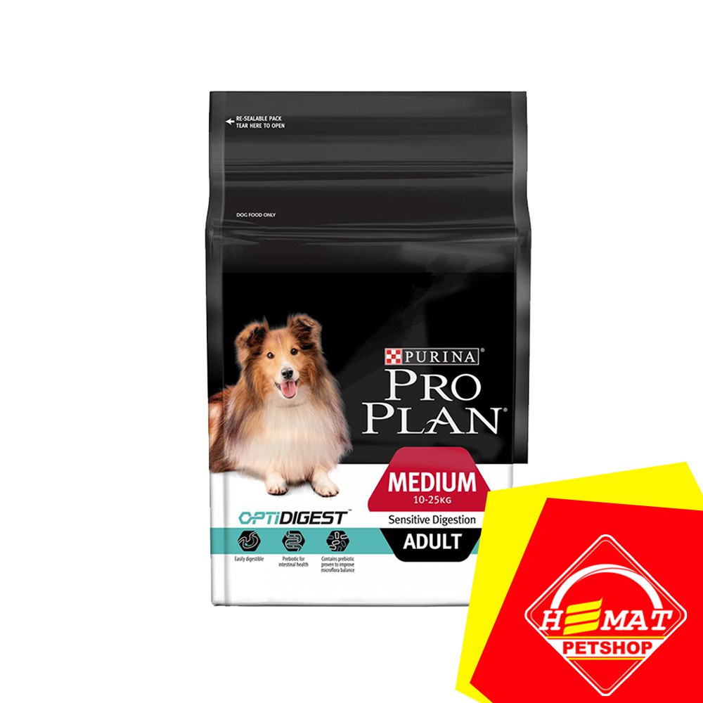 Jual Pro Plan Medium Adult Sensitive Digestion OptiDigest 2,5 Kg ...