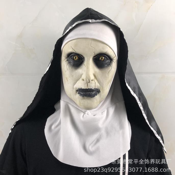 Jual Tol-02 Topeng Karet Halloween Hantu Setan Valak Ghost Mask Promo Hari  Ini | Shopee Indonesia