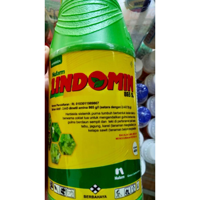Jual LINDOMIN 865 SL 400 ML HERBISIDA PESTISIDA OBAT RUMPUT | Shopee ...