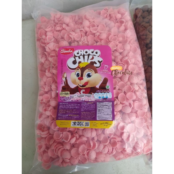 Jual Simba sereal chococips coklat stroberi mix (dus dan bubble wrap ...