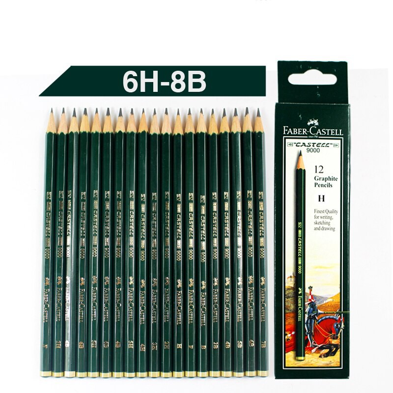 Jual SATUAN - Pensil Faber Castell 6H 5H 4H 3H 2H H HB B 2B 3B 4B 5B 6B ...