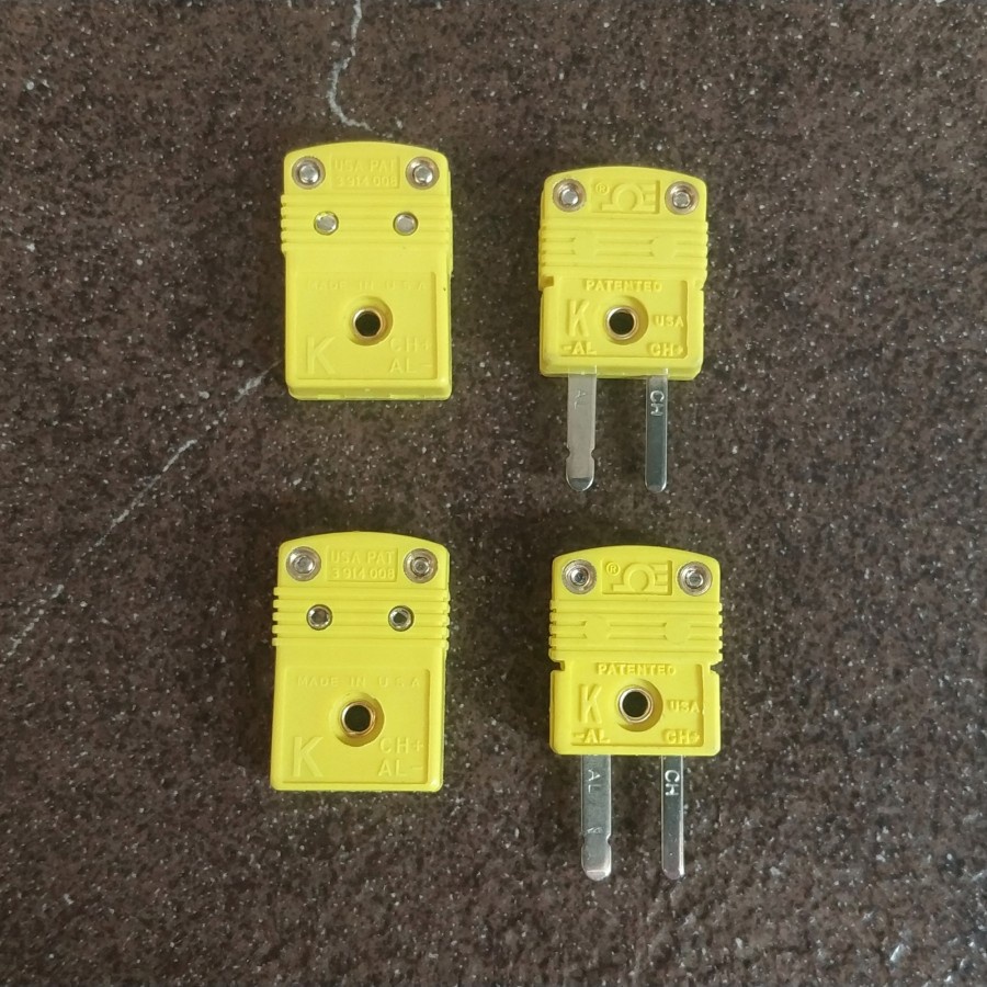 Jual Connector Male Female Mini Type K Omega Thermocouple Konektor ...