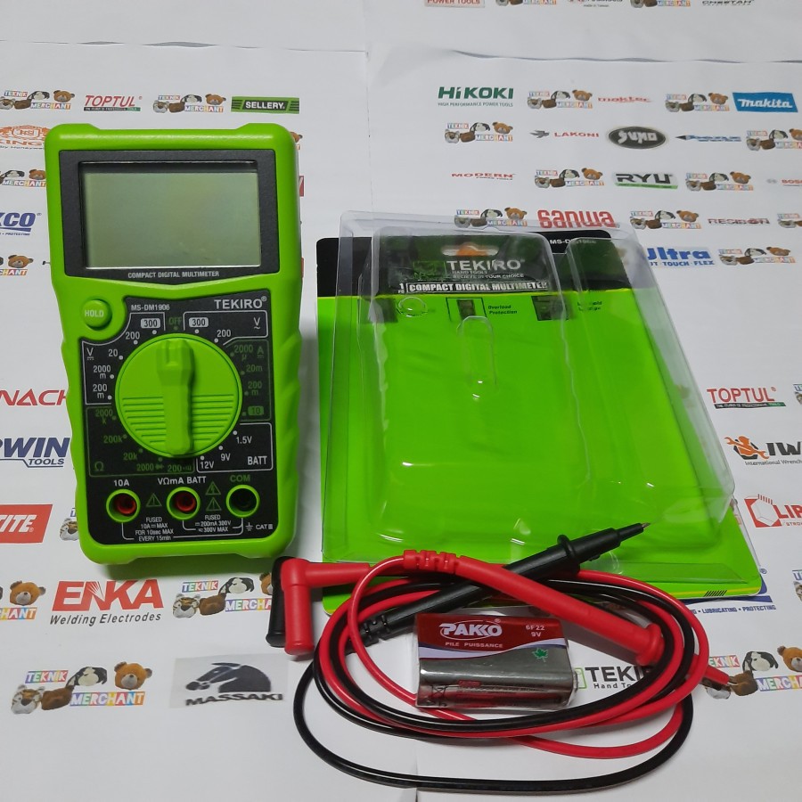 Jual Compact Digital Multimeter Multitester Digital Tekiro Shopee Indonesia