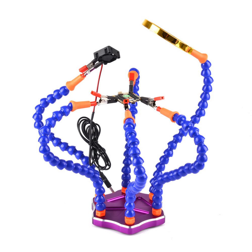 Jual PREORDER Soldering Iron Helping Holder Third Hand 6 Flexible Arms