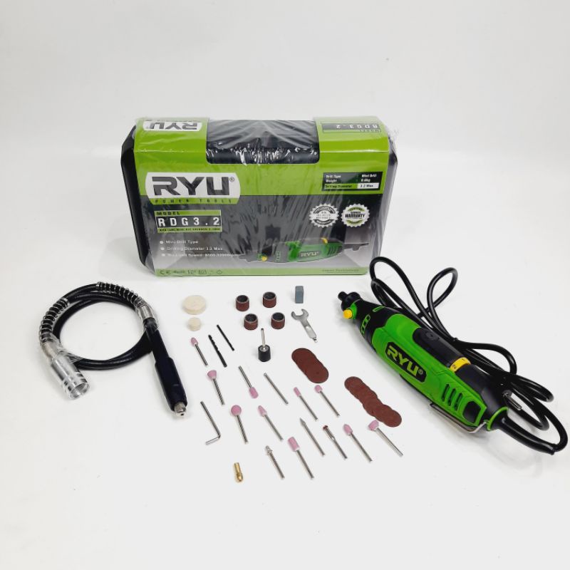 Jual Mesin Mini Die Grinder 3 MM RYU RDG 3. 2 | Shopee Indonesia