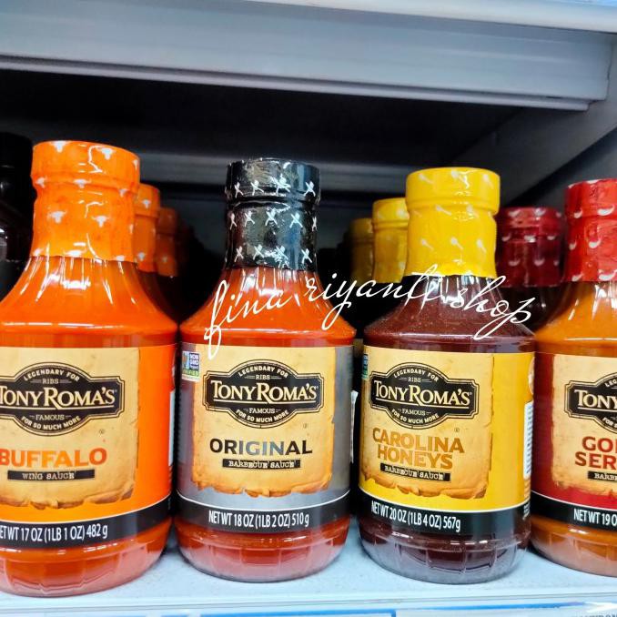 Jual Tony Romas Romas Original Carolina Honey Buffalo Barbecue