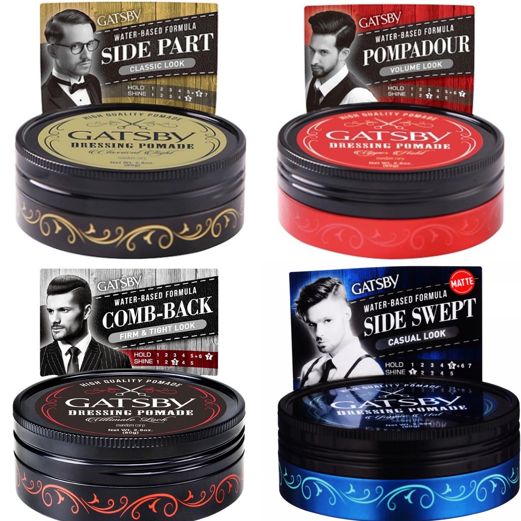 gatsby dressing pomade classical tight GATSBY Dressing Pomade Classical Tight 80g Man Men Shine look Hair styling  beauty care